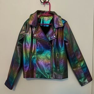 D-Signed Disney iridescent moto jacket
